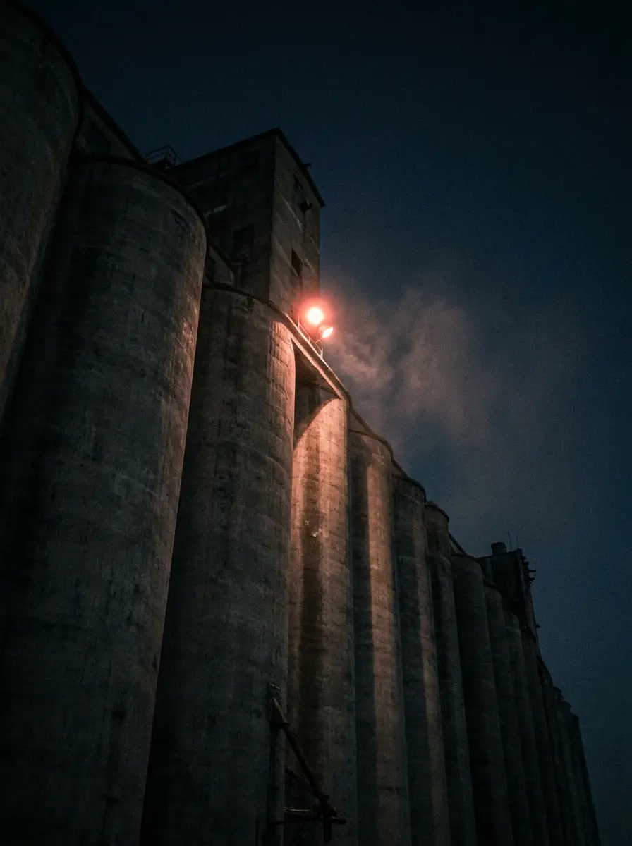 Silos industriais de armazenamento com risco de explosão por poeira combustível